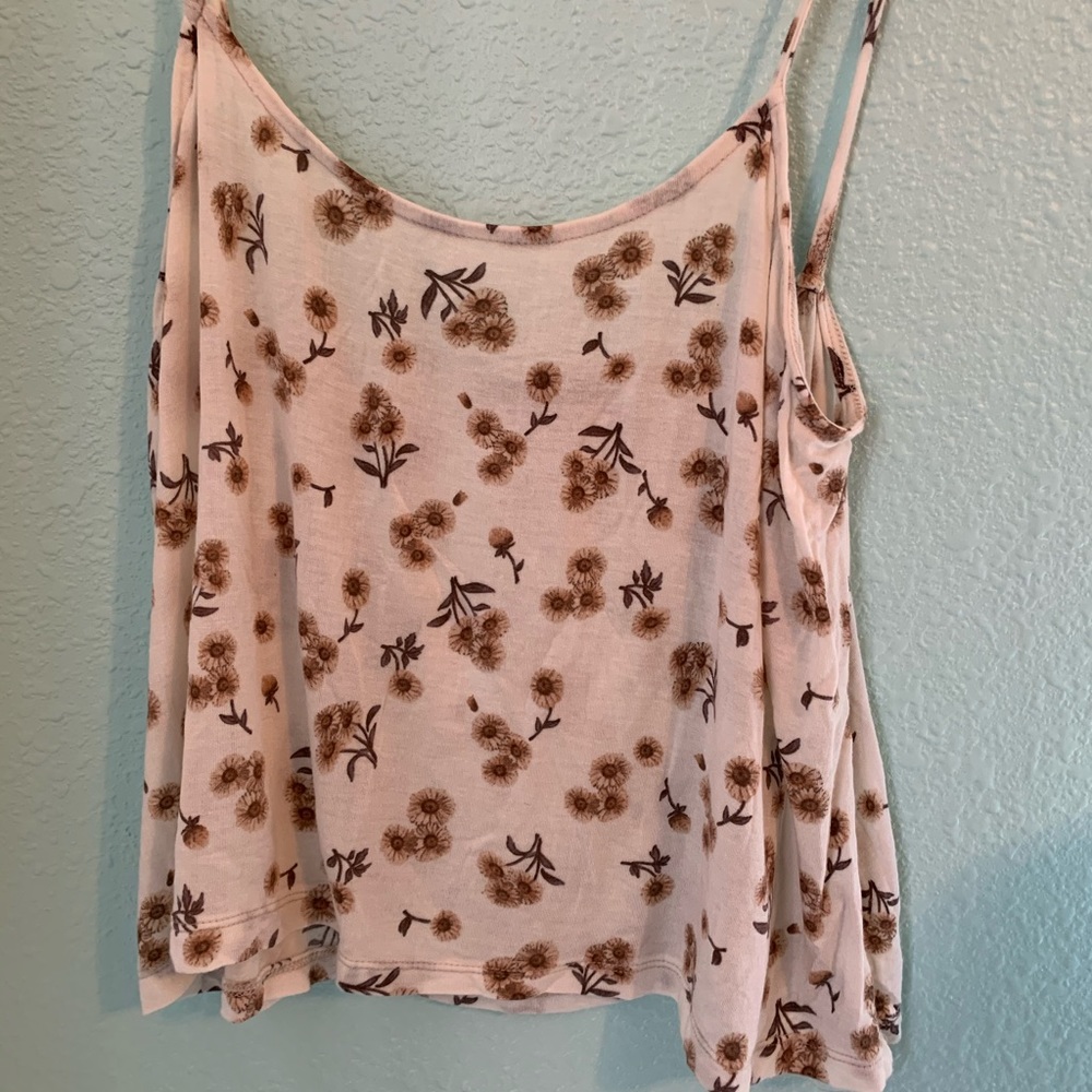 Brandy Melville sunflower blouse